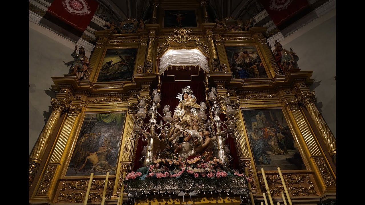 Entrada de la processó de l'any 2019 de la Mare de Déu del Remei d'Albaida.