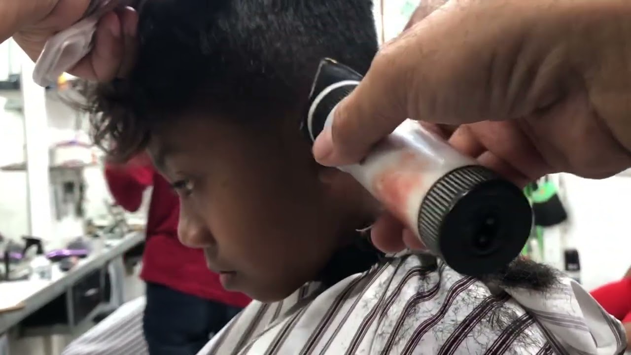 6 menit selesai cara potong rambut cepat