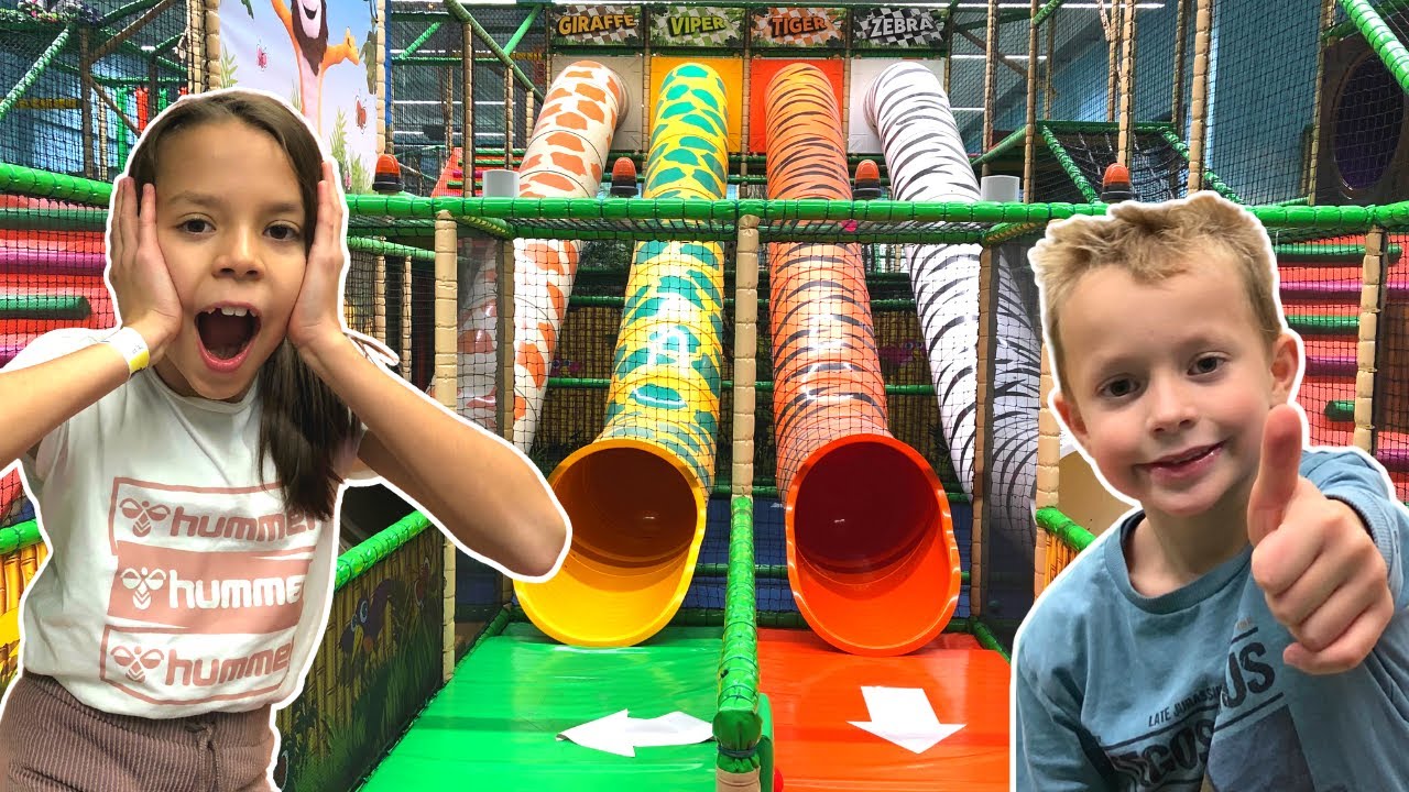 Leos Legeland🦁🛝Vi prøver det hele | Playground fun for kids