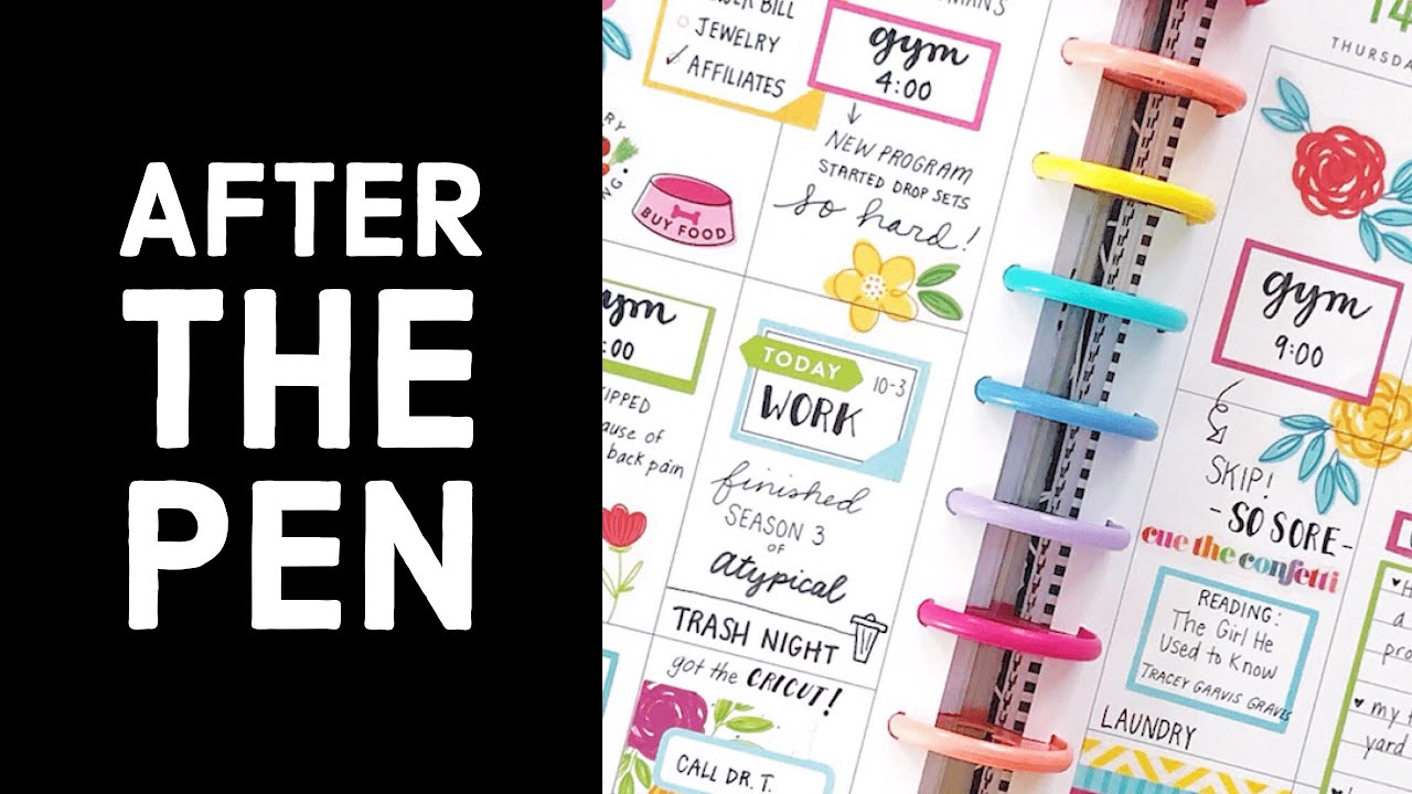 Watch Me Write in my Big Happy Planner! // Plan With Me - After the Pen // November 11-17, 2019