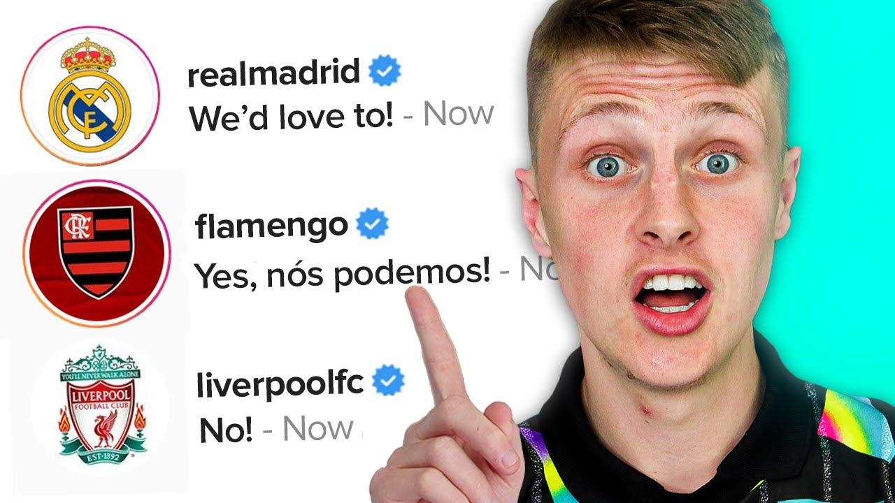 I Asked Every Football Club in The WORLD For FREE Football shirts!