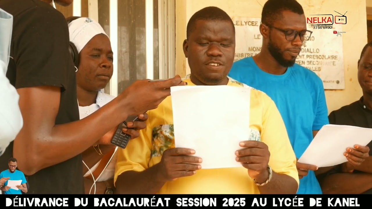 DÉLIVRANCE DU BACALAURÉAT SESSION 2025 AU LYCÉE DE KANEL