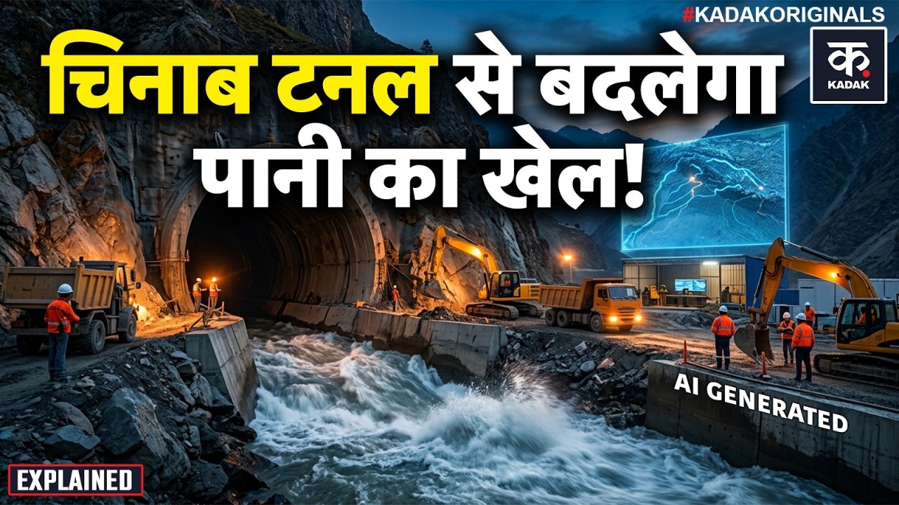Chenab Beas Tunnel Project: चिनाब टनल प्रोजेक्ट से क्यों घबराया Pakistan? | Indus Water Treaty