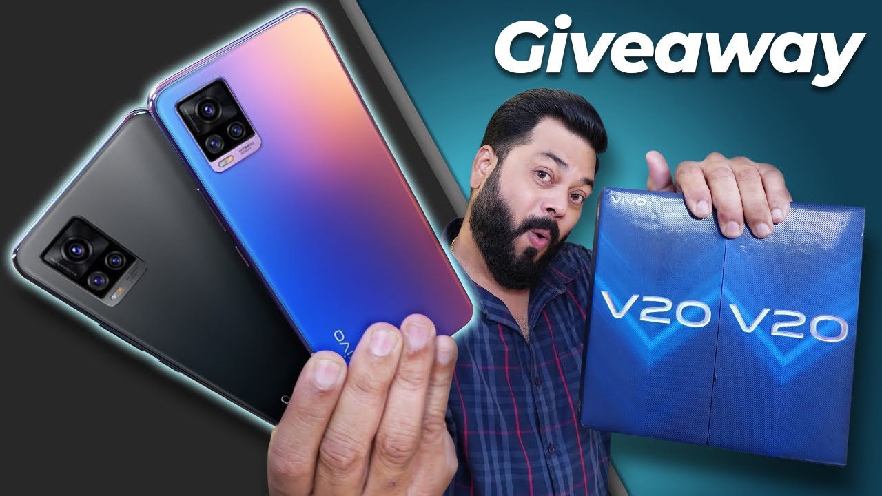 vivo V20 Unboxing And First Impressions | 2x Giveaway ⚡⚡⚡ 7.38mm, 44MP Eye AF, 64MP Camera & More