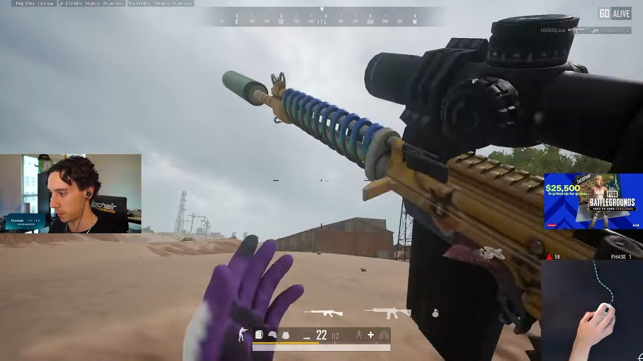 TGLTN DESTROYS LIVE STREAMER (WITH REACTION) | 1-MAN-SQUADS (PUBG)