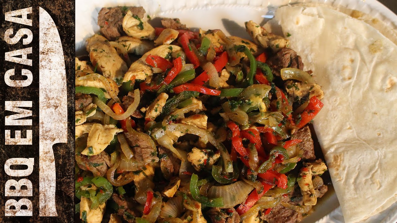 RECEITA DE FAJITAS MISTA E BURRITO (VIDEO 3)