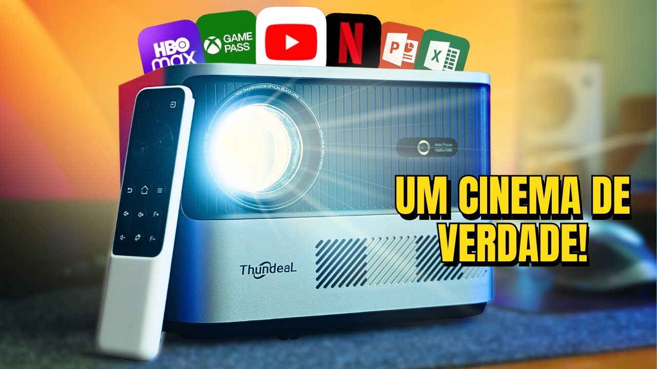 ThundeaL TDA6W:  um Mini Projetor Full HD impressionante