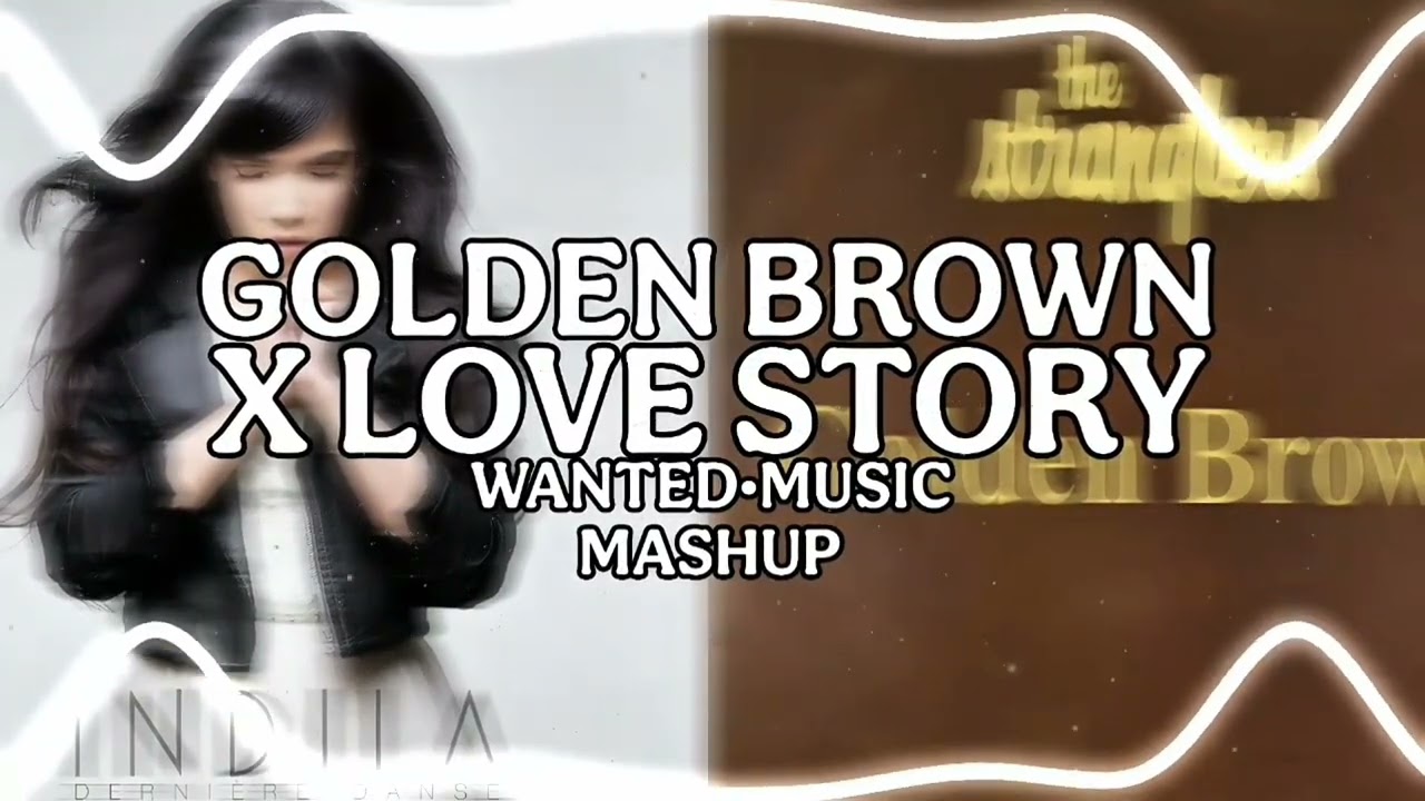 LOVE STORY x GOLDEN BROWN (Mashup) | INDILA x The Stranglers | WANTED•MUSIC