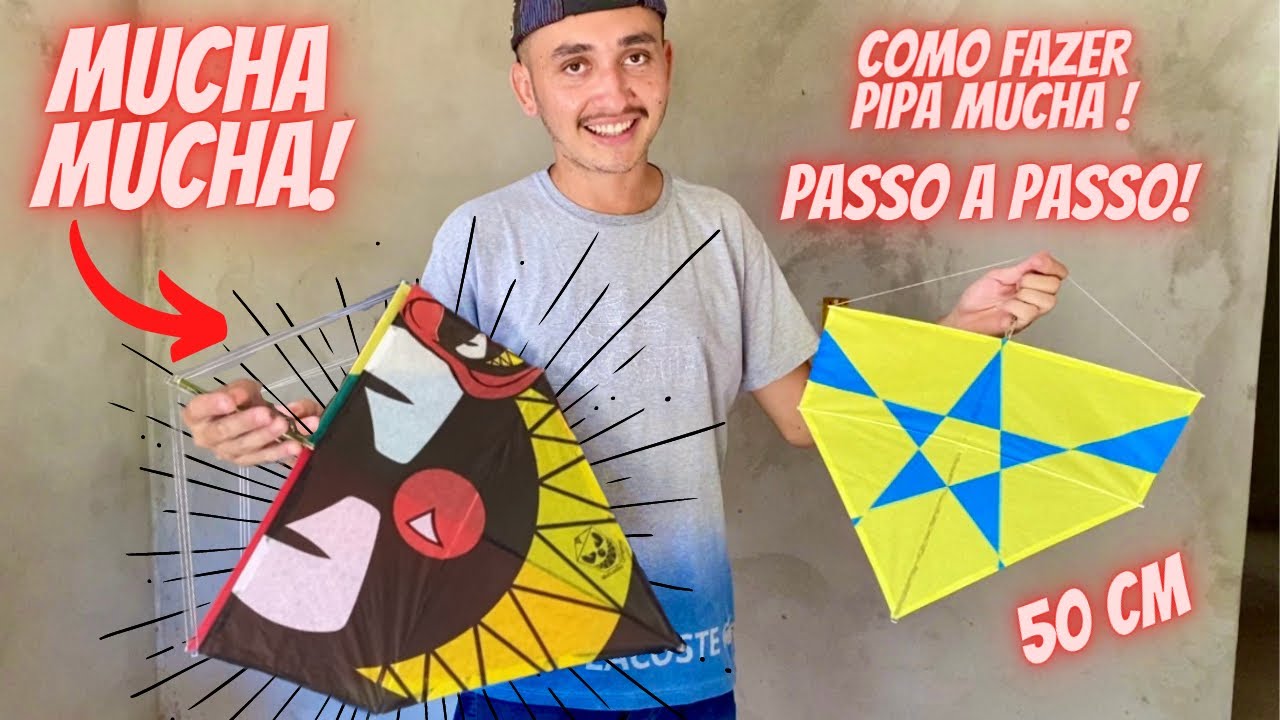 COMO FAZER PIPA PASSO A PASSO MUITO FÁCIL/- Como fazer pipa fácil!!!