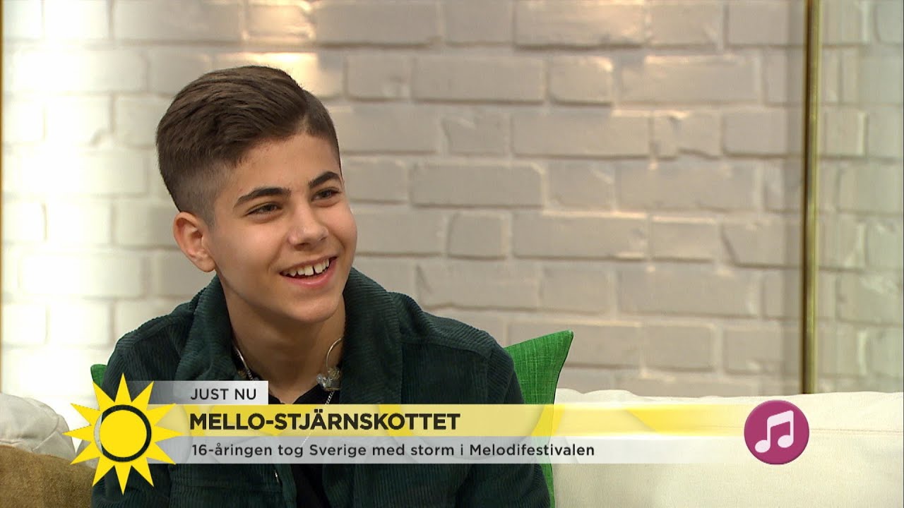 Bishara yngst i mellofinalen på lördag: ”Det är helt sjukt alltså” - Nyhetsmorgon (TV4)