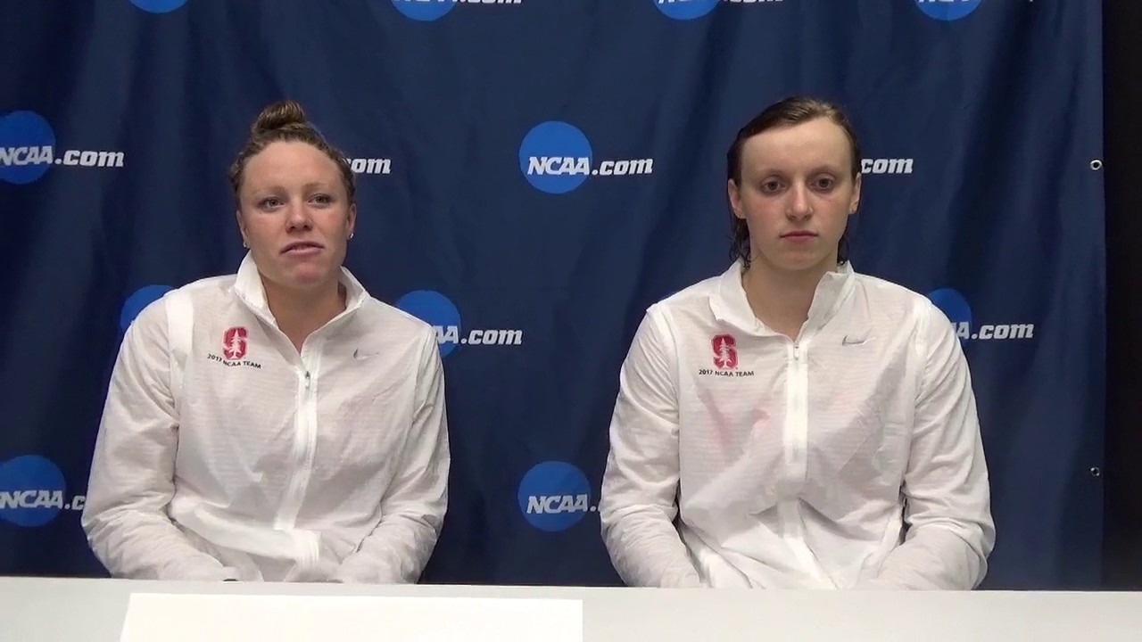 Ella Eastin & Katie Ledecky, Stanford