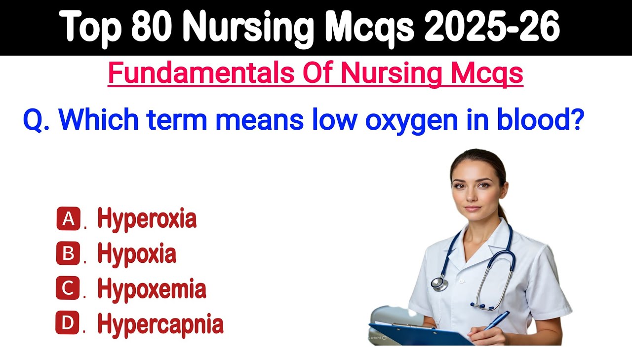 To 80 Nursing Mcqs 2025 | Fundamentals of nursing mcqs | top 80 fundamentals of nursing mcqs