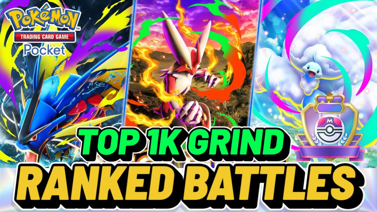 TOP 1,000 GRIND! Master Ball Rank Battles + Deck Building | Pok&eacute;mon TCG Pocket