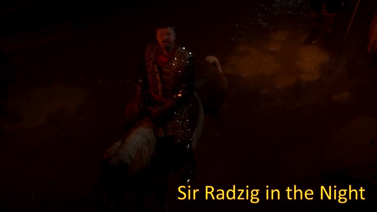 Kingdom Come: Deliverance - Sir Radzig fleeing Skalitz in the night