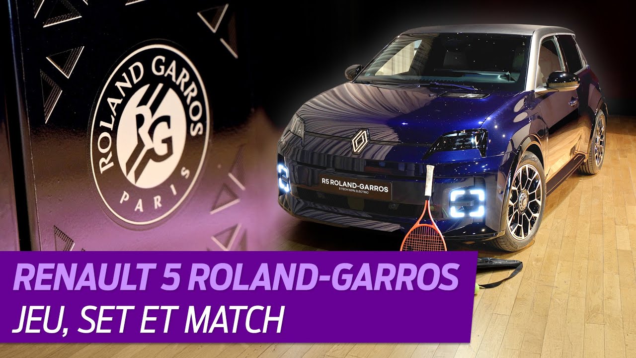Renault 5 Roland Garros (2025). Rencontre avec la nouvelle star de la balle jaune