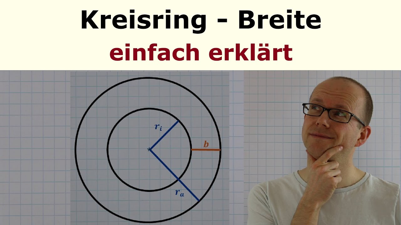 Kreisring - Breite