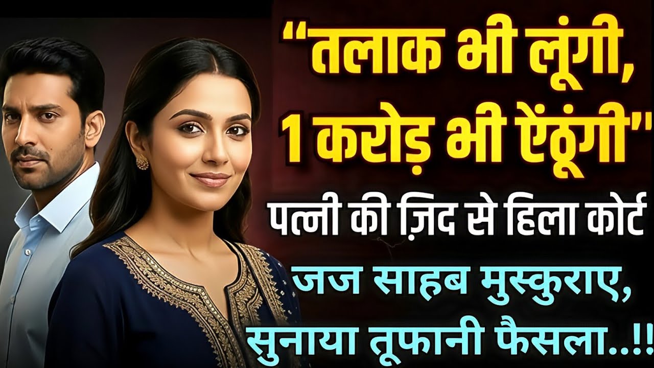 तलाक के साथ ₹1 करोड़ की मांग! पत्नी की ज़िद से हिला court, फिर जज साहब ने सुनाया चौंकाने वाला फैसला