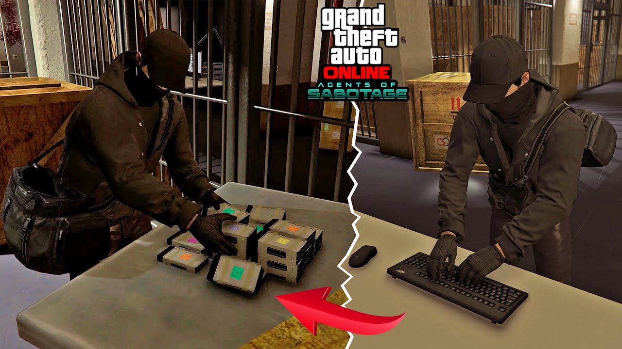 تهكير بيانات الانفصاليين وسرقة الأقراص الصلبة في قراند أونلاين | GTA Online: Agents of Sabotage