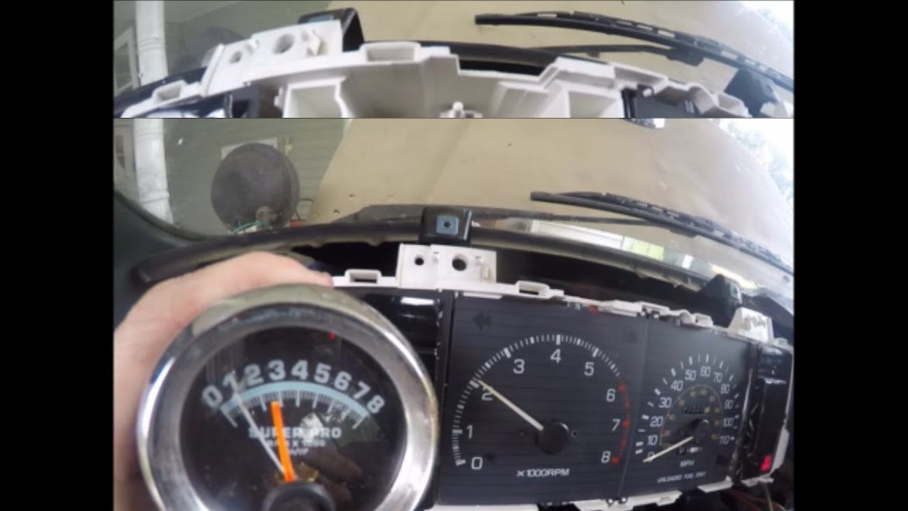 Adjusting SR5 tach to read any engine (4cyl, V6, V8, etc)- pickup/4Runner