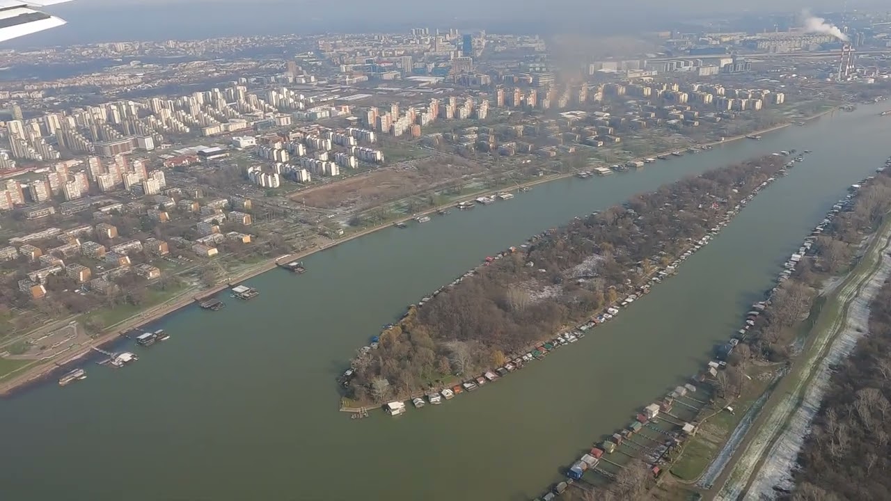 Landing in Belgrade..