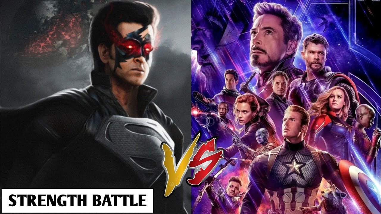 Strength Battle / Krrish Vs Avengers | Who Will Win In A Strength Fight