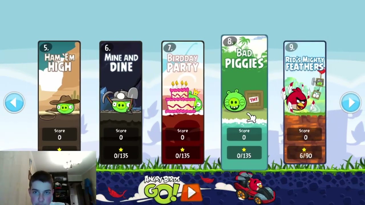 Проходим Angry Birds -- Птички летять!