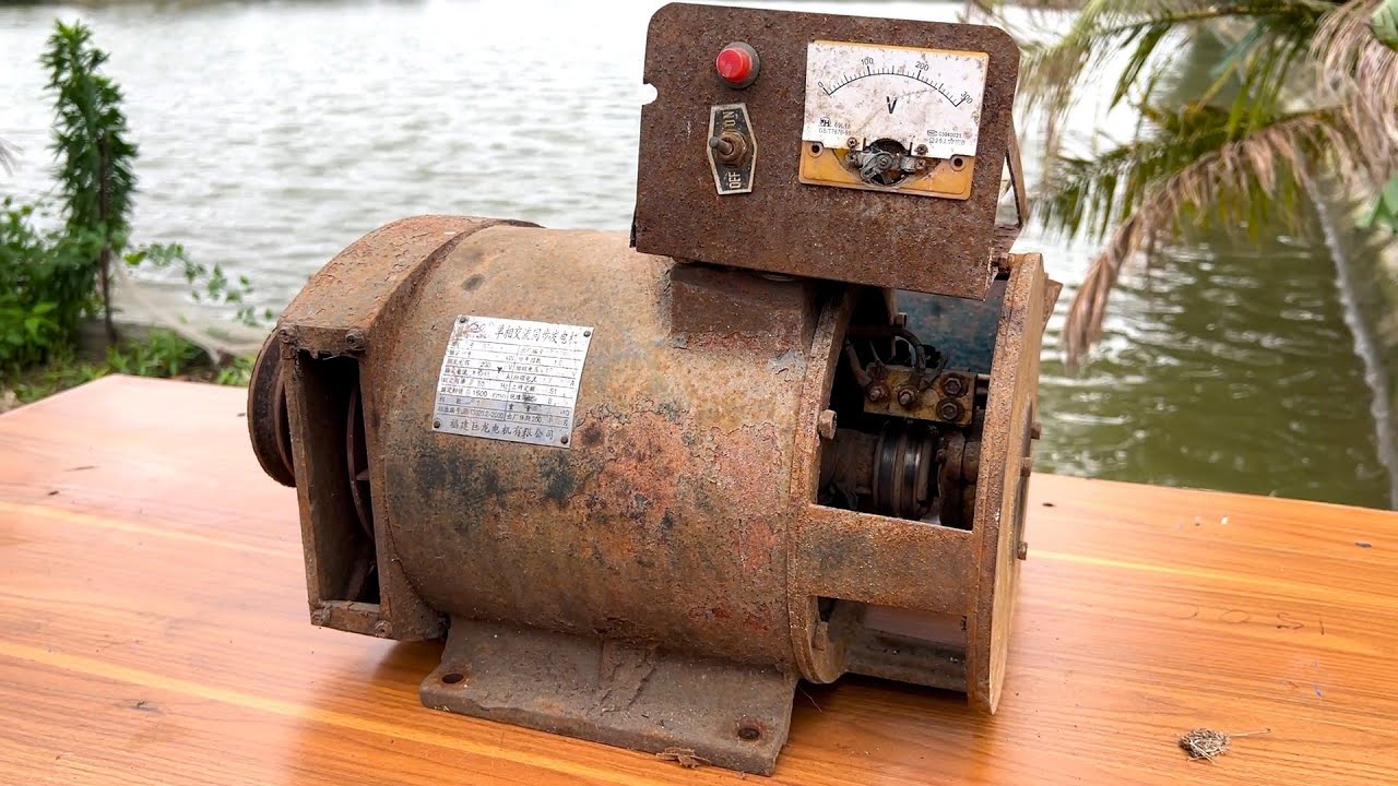 COMPLETELY RESTORE SCRAP IRON INTO 5000KW GENERATOR // SUPERIOR SKILLS