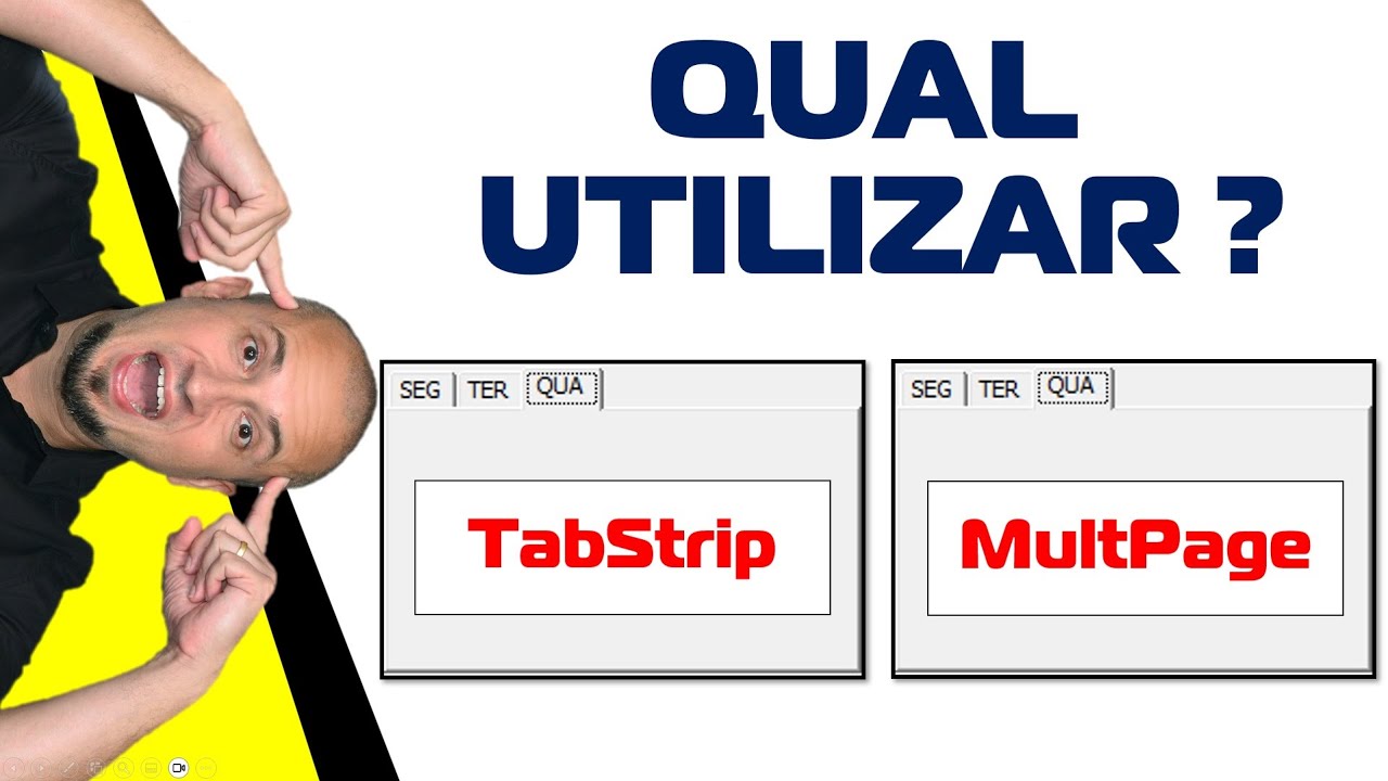 ✅TabStrip ou MultiPage? Qual a Diferença?