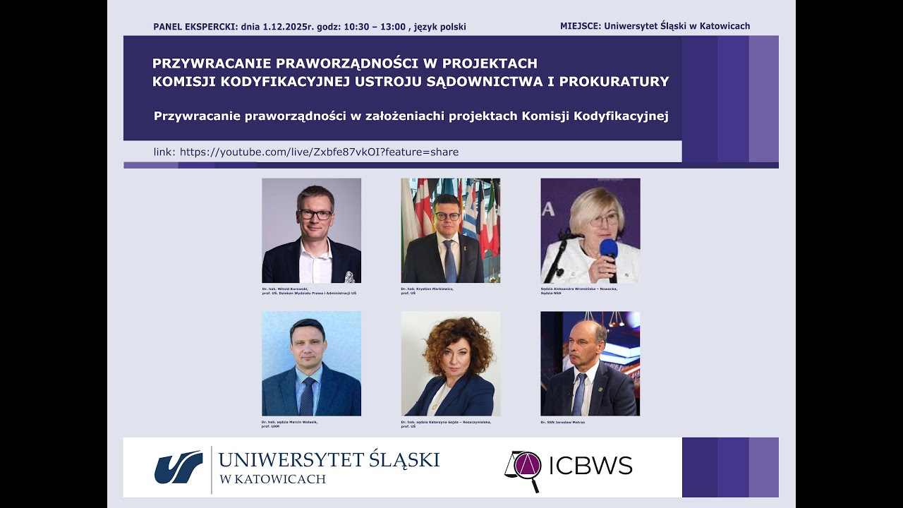Przywracanie praworządności w projektach Komisji Kodyfikacyjnej Ustroju Sądownictwa i Prokuratury