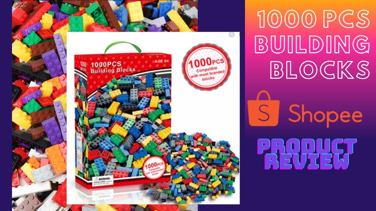 UNBOXING 1000 pcs BUILDING BLOCKS  KIDS CREATIVE EDUCATIONAL  BLOCKS TOYS | LEGO COMPATIBLE
