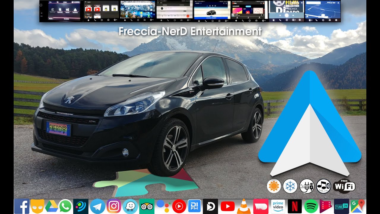 Esperienza Android Auto su Peugeot 208 con Huawei P30 [no root]