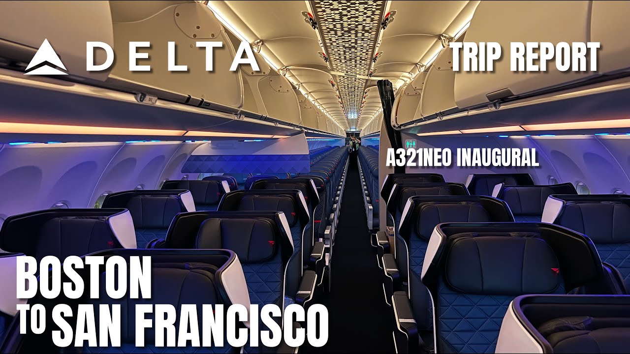 Delta Airlines A321NEO INAUGURAL Flight First Class Trip Report