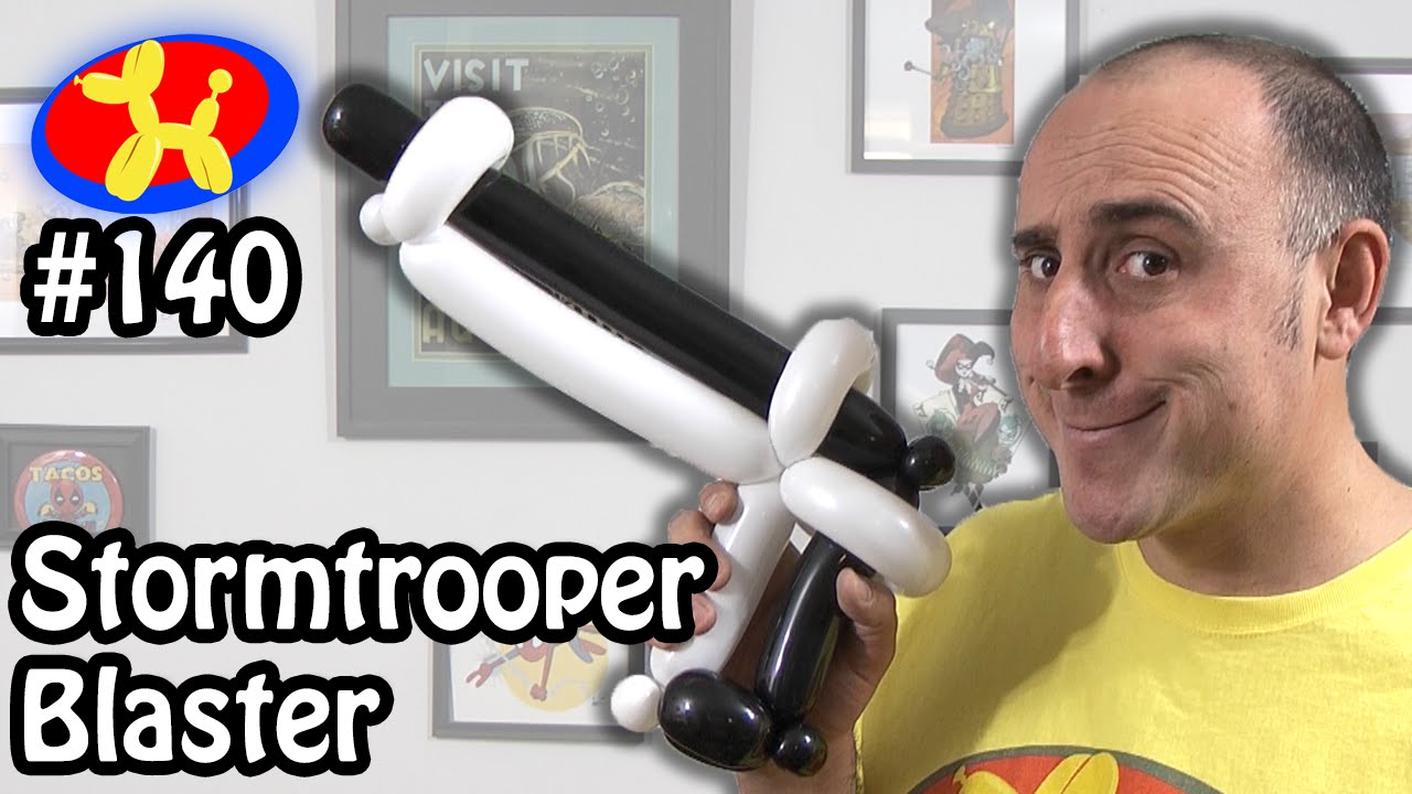 Stormtrooper Blaster - Balloon Animal Lessons 