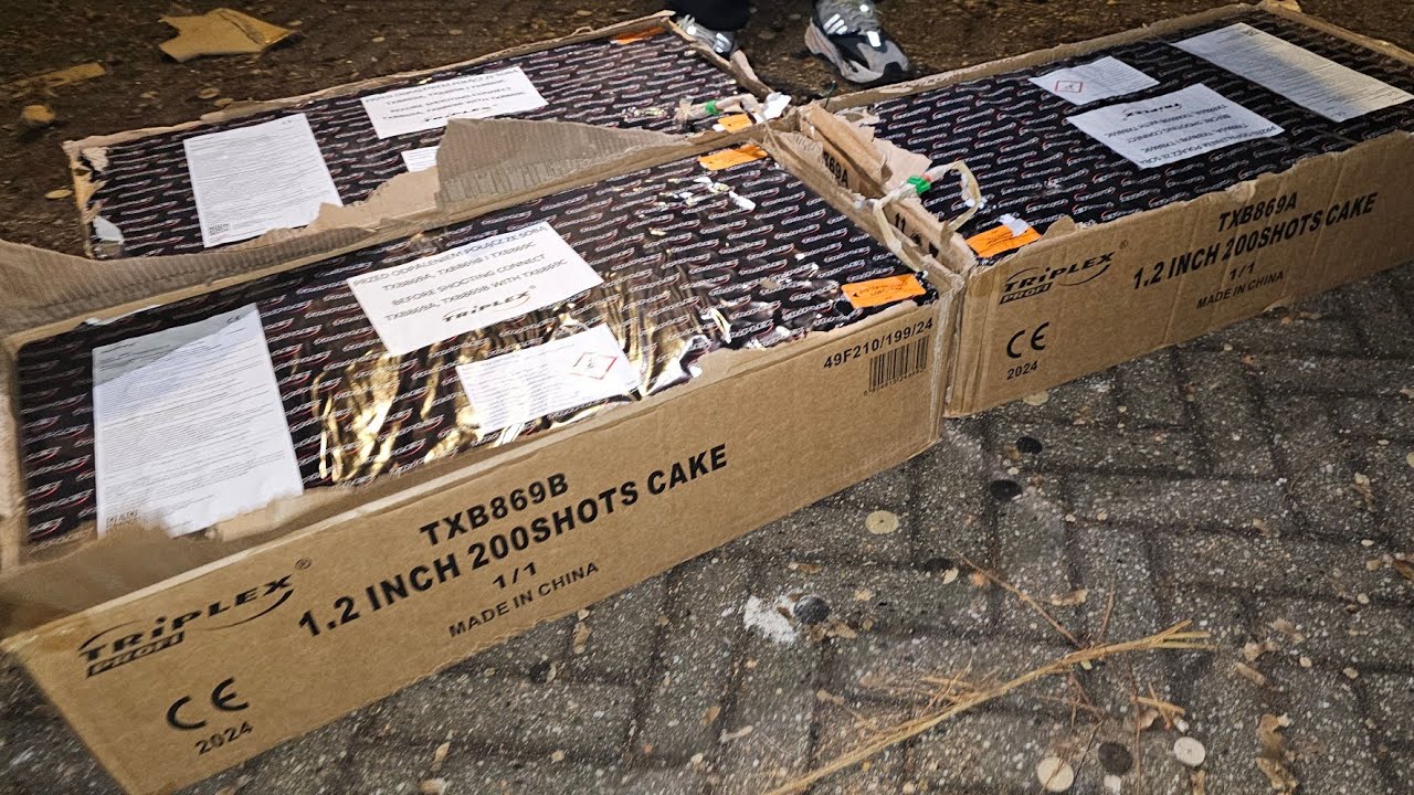 TXB869 600 Shots - Triplex Vuurwerk - A B C 2024 Batch!