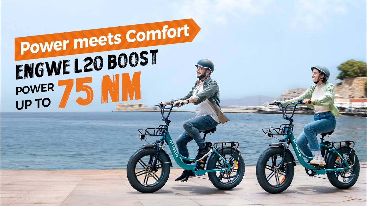 ENGWE L20 boost -  Power up to 75 NM #ebike #engwe #fattirebike #commuterebikes #ridewithengwe