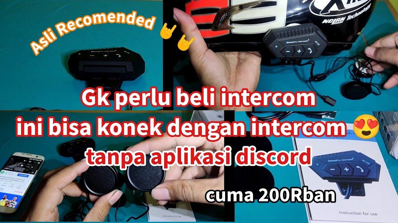 REVIEW HELMET BLUETOOTH HEADSET BT 12 | HEADSET YANG BISA CONNECT INTERCOM
