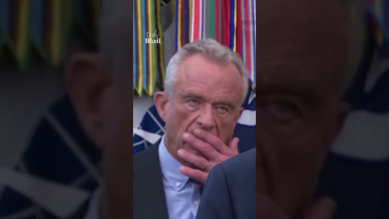 What did RFK Jr. put in his mouth?