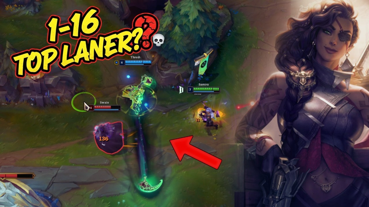 Thresh stole my Kills... but I carried my 1-16 Aatrox anyway 💀 (Master Elo)