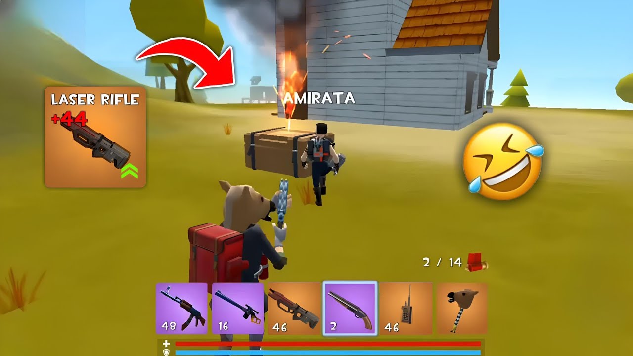 LUCKY AIRDROP ONLY! 🍀- Rocket Royale Gameplay!
