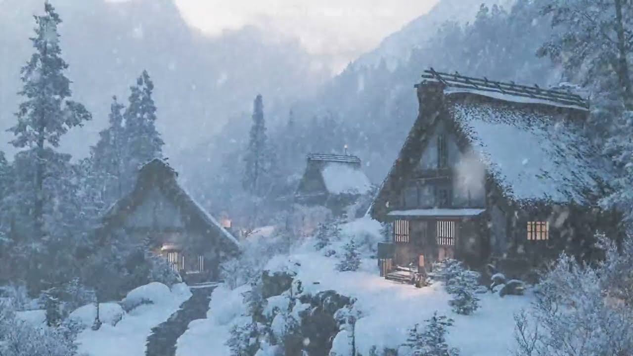 Freezing Blizzard Winter Storm | Icy Snowstorm & Strong Howling Wind  Deep Sleep, Relaxation, Study
