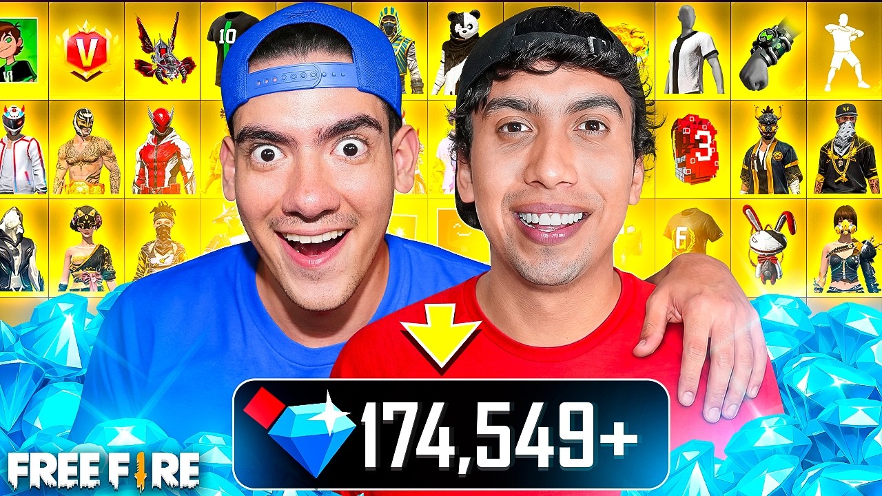 LE REGALE +60 MIL DIAMANTES A ABRAHAHAM EN FREE FIRE Y SE SORPRENDI&Oacute; !! - TheDonato