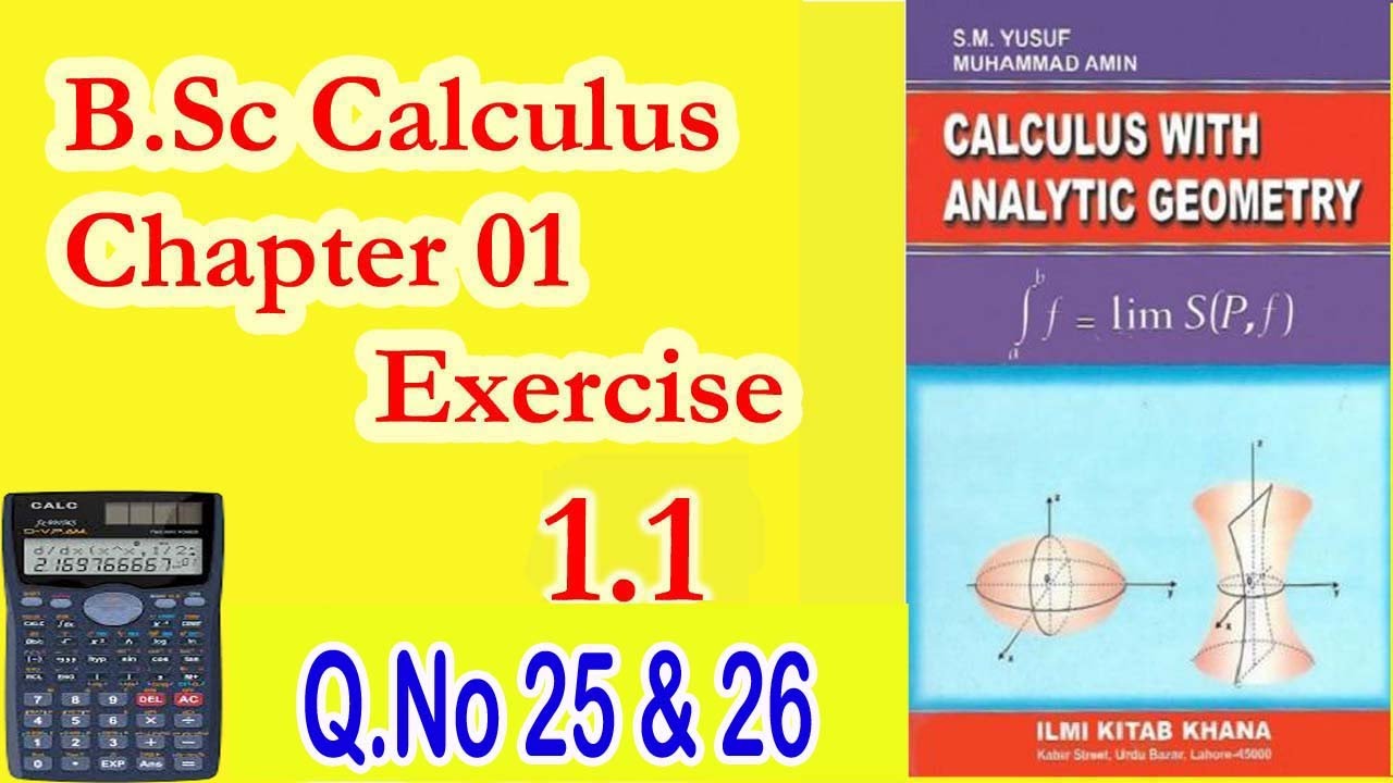B.Sc/ADS Calculus || Exercise 1.1( Q.no 25 & 26) || Draw the Graphs of the Functions