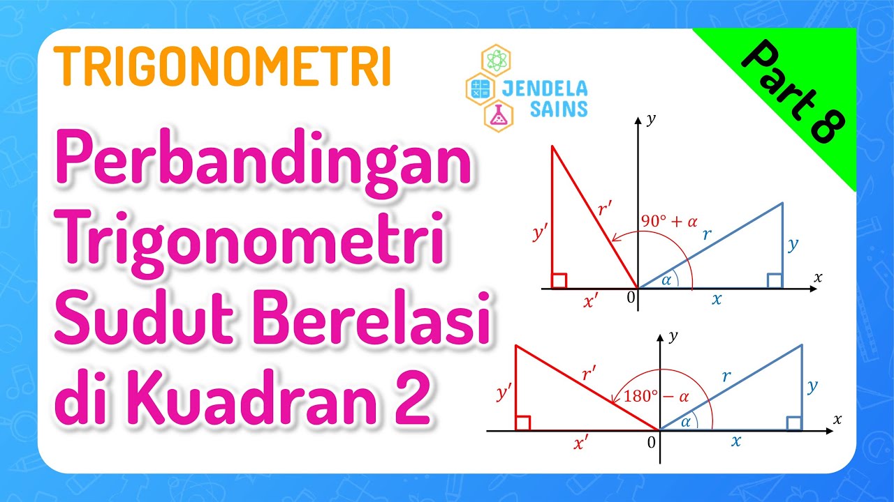 Trigonometri • Part 8: Perbandingan Trigonometri Sudut Berelasi di Kuadran 2