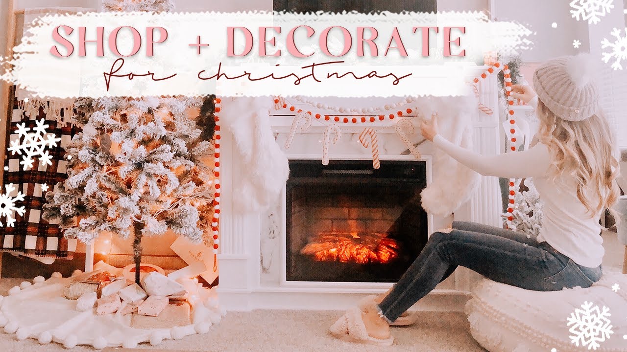 SHOP + DECORATE FOR CHRISTMAS WITH ME! 🎄✨
