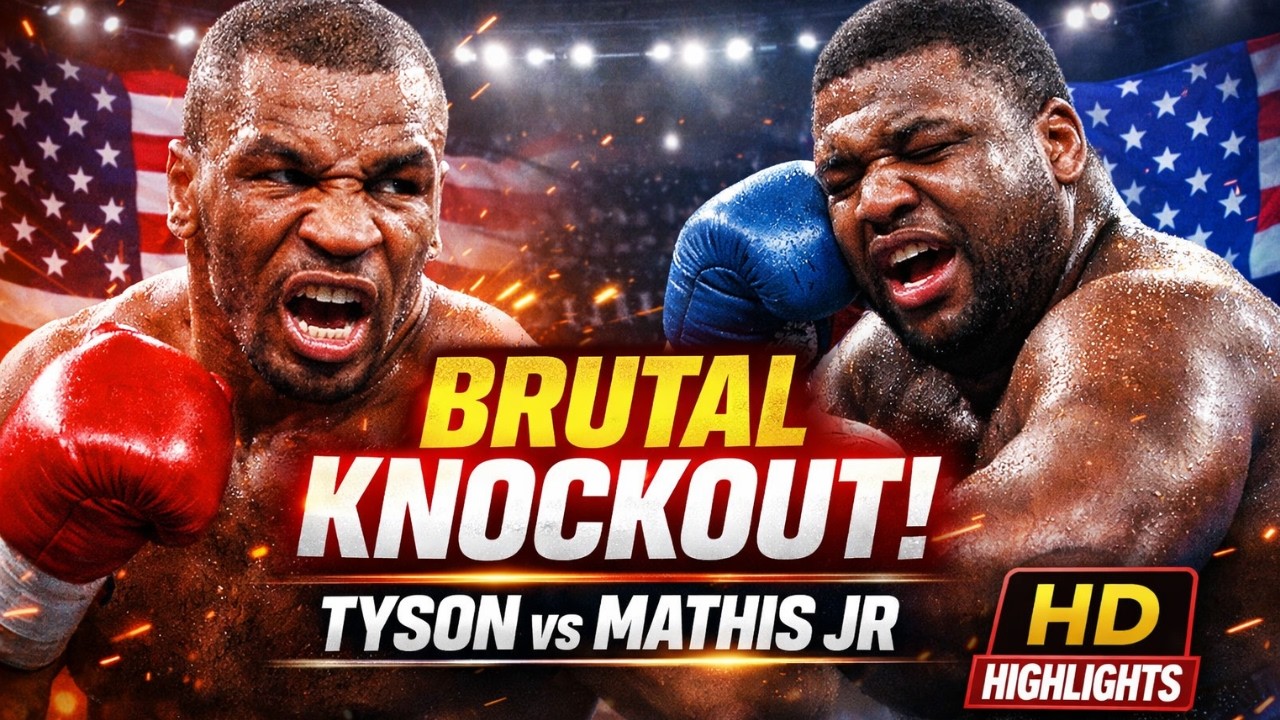 Mike Tyson (USA) vs Buster Mathis Jr (USA) | KNOCKOUT, Boxing Fight Highlights HD