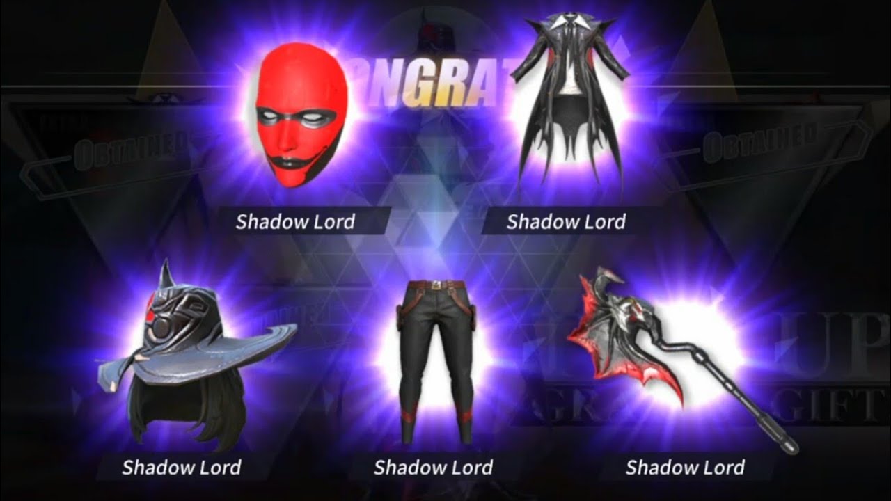 Rules Of Survival How to get Shadow Lord Pack | Ros Shadow Lord Pack