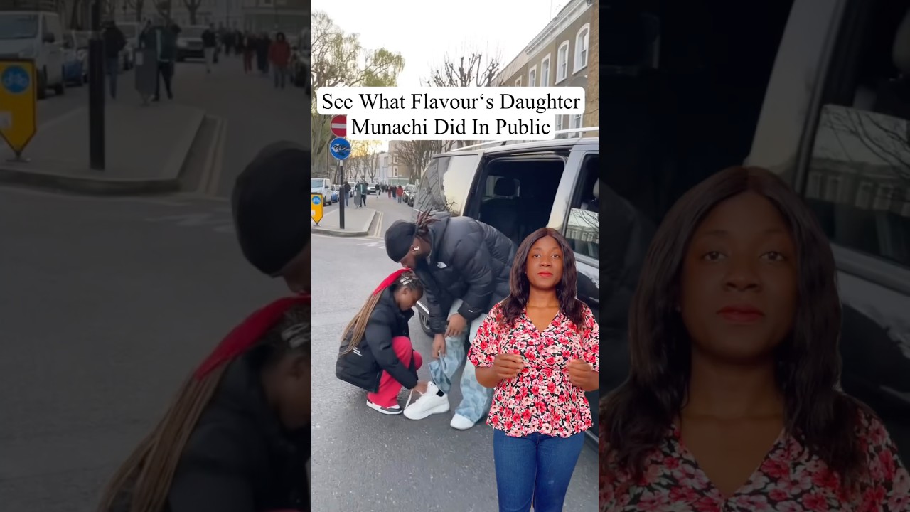 See what Singer flavour&lsquo;s Daughter Did To him publicly #flavourofafrica #flavour
