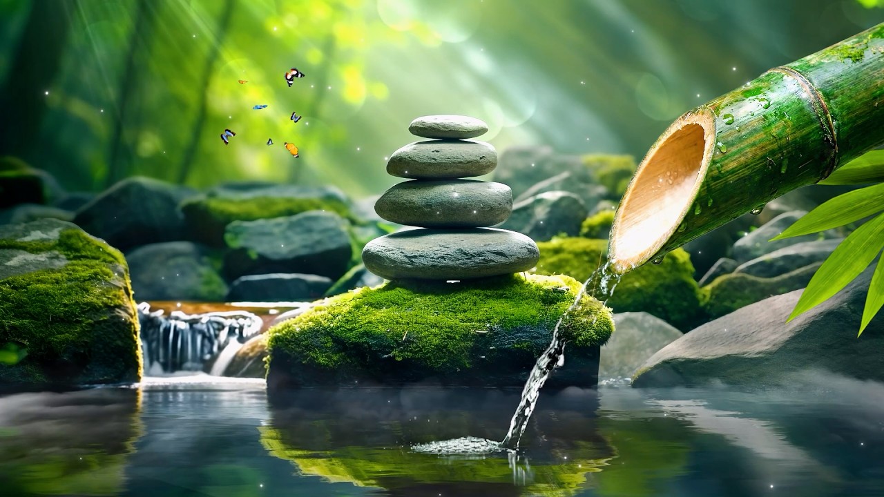 Relaxing Sleep Music & Water Ambience | Calming Nature Sounds for Sleep Therapy, Ease Stress & Spa