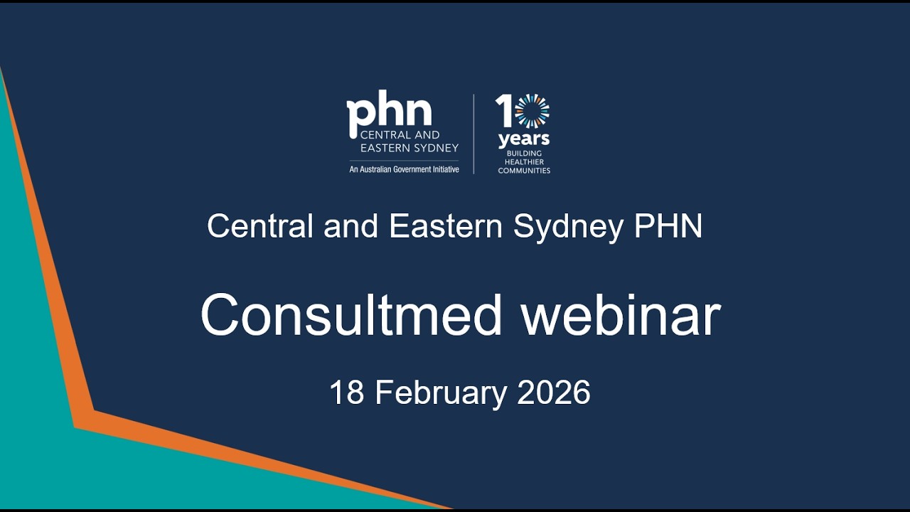 Consultmed webinar - 18 February 2026