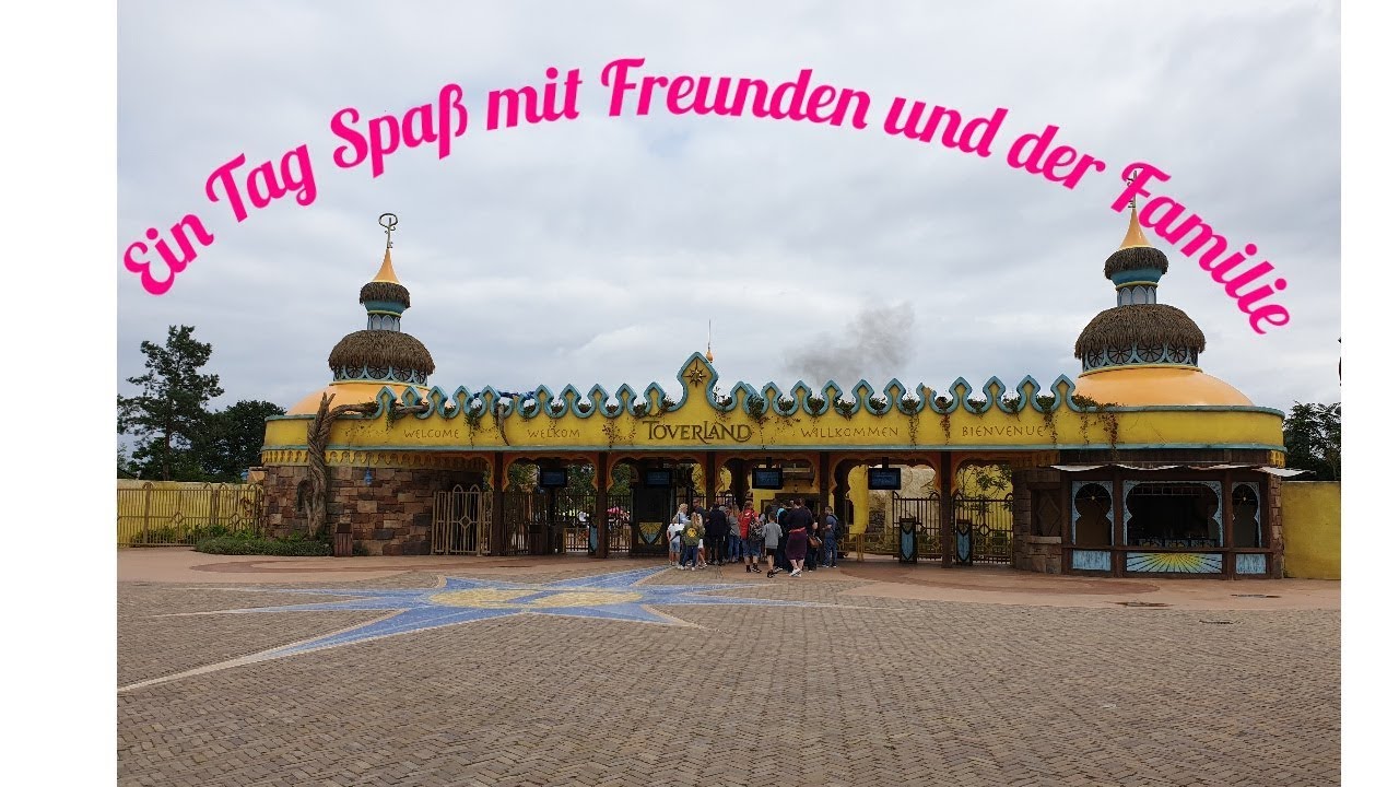 Toverland ein Tag spaß mit Freunden und der Familie